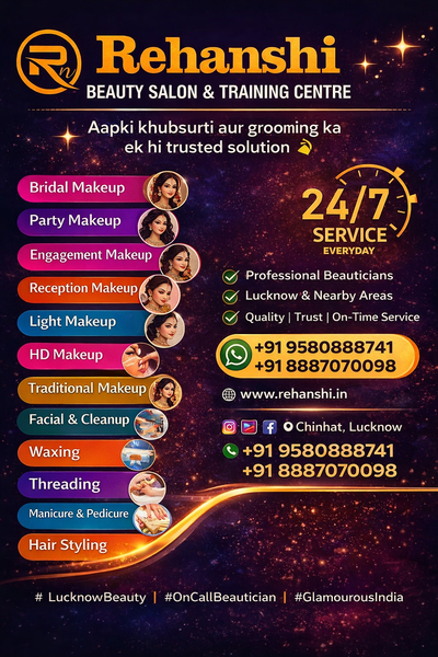 Cover photo of Rehanshi Beauty salon & training centre